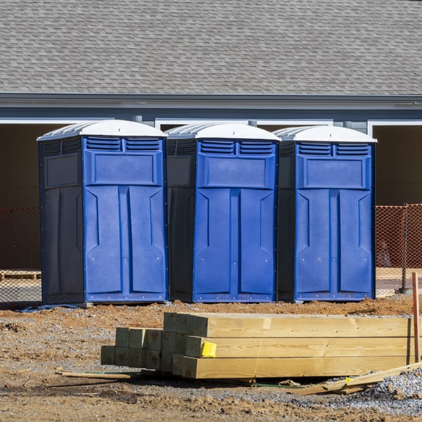 what is the maximum capacity for a single porta potty in Danciger TX